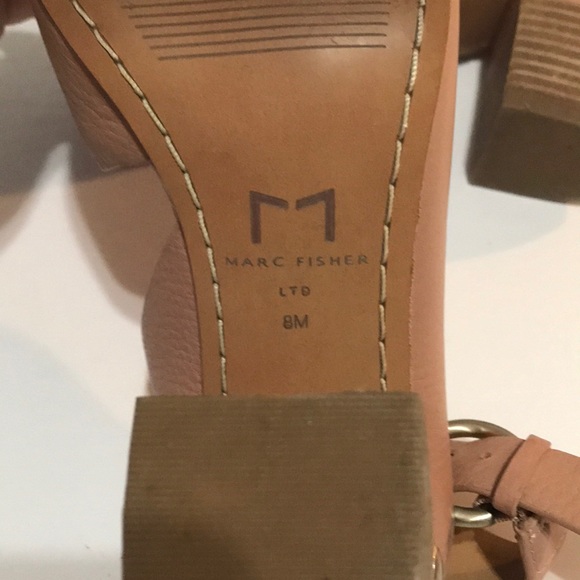 MARC FISHER WALEIS SANDAL LEATHER UPPER SZ 8 M - Picture 4 of 5